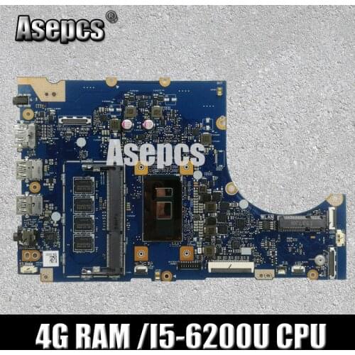 TP300UA Laptop motherboard For Asus TP300UA Q302U Q302UA TP300U TP300 Test original mainboard 4G RAM/I5-6200 CPU test ok