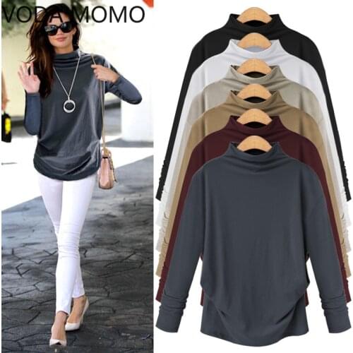 Winter long sleeve womens tshirt top female T-shirt turtleneck T-shirts for women t shirt woman tee shirt femme tops plus size