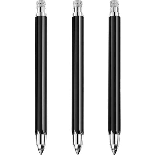 Dededepraise 3 Pcs 5.6 mm Mechanical Pencils Sketch Up Automatic Mechanical Graphite Pencil for Draft Drawing,Art Sketching