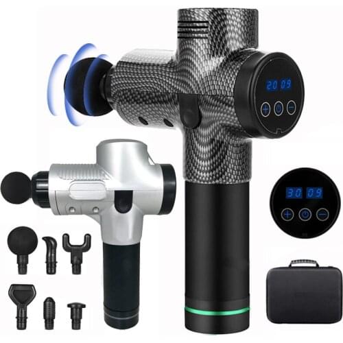 30 Speed LCD Display EMS Massage Gun Deep Muscle Massager Body Neck Massage Exercising Relaxation For Fitness