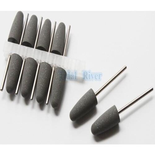 50/Pcs Dental Diamond Polishing Burs Rubber Silicone Polishers Tools For Dentist Lab Accessiores Supplies 2.35mm