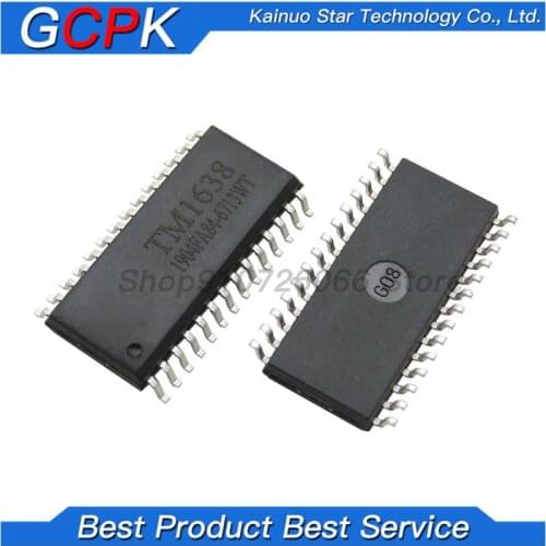 Free Shipping 10PCS/lot TM1638 SOP-28 1638 SOP