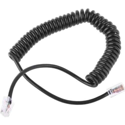 8Pin RJ45 to RI45 Speaker Mic Cable Line for ICOM HM-98 HM-133 HM-133V HM-133S