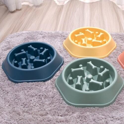 Pet Dog Feeding Food Bowls Puppy Slow Down Eating Feeder Dish Bowl Prevent Obesity Pet Dogs Supplies Dropshipping