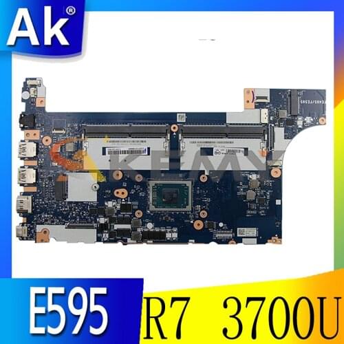 For Lenovo E595/E495 laptop motherboard NM-C061 W/ CPU R7 3700U motherboard DDR4, it has been 100% fully tested ok Mainboard