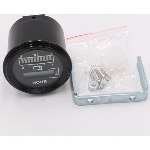 12V 24V 48V 803 Battery Indicator Hour Meter DXJ-808Y24BZ1 DXJ-808Y48BZ1 Replacing Curtis 803 Battery Indicator Hour Meter