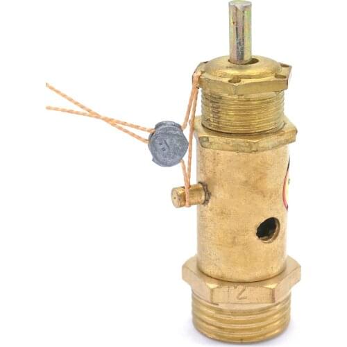 1/2" BSP male Thread 28 PSI Brass Air Compressor Safety Relief valve Pressure switch Pop-off valve