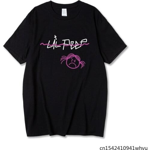 Lil Peep Love Lil.peep Men T-shirt Round Neck Casual Fashion Homme Clothing Unisex Summer Trend Soft