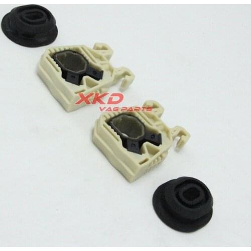 Lower&Upper Radiator Mount Bracket Set For V-W Golf R32 G-TI Rabbit A-UDI A3 TT 5Q0 121 367 E 1K0 121 367 F