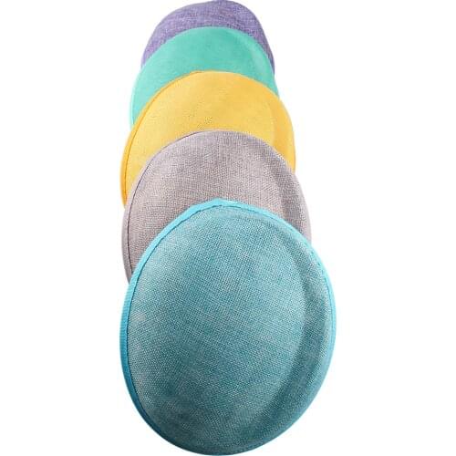 Multicolor Wholesale 5Pcs/Lot 16*19 CM Imitation Sinamay Base Hat Form Fascinator Button Base And Fashion GRAY Fascinator Cap