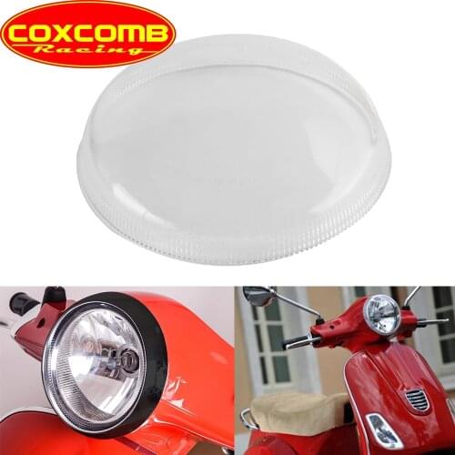 Motorbike Clear Plastic Front Headlight Housing Lens Screen Cover Protector For Vespa LX150 LX 150 LX125 LX 125 2017 2018 2019