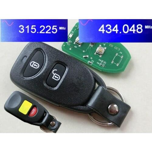 RMLKS Remote Key Control Fob 2+1 Button 315MHz 433MHz Fit For Hyundai Tucson Elantra