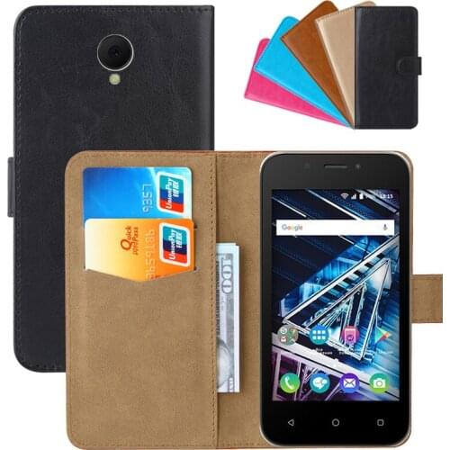 Luxury Wallet Case For BQ BQ-4028 UP! PU Leather Retro Flip Cover Magnetic Fashion Cases Strap