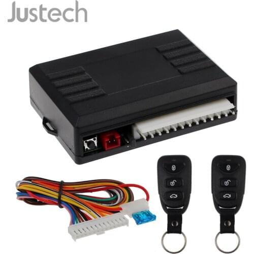 Justech Universal Vehicle Car Door Remote Central Kit Entry System DT for Lock & Unlock Electric Pneumatic Anti-theft Door Lock