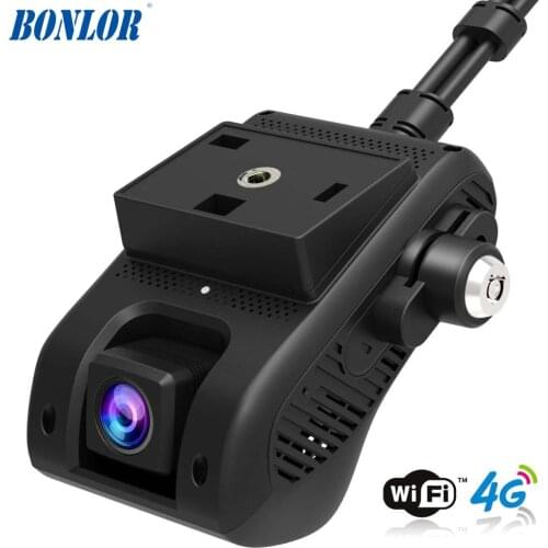 JC400 4G Smart Car GPS Tracking Dashcam with WIFI Hotspot & Dual 1080P Video Cloud Recording Live SOS Alarm by Free Mobil