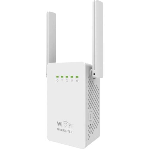 WiFi Repeater 300Mbps Wireless Router Range Extender Booster Single Dual External Antennas EU/US/AU/UK Plug 20pcs/lot