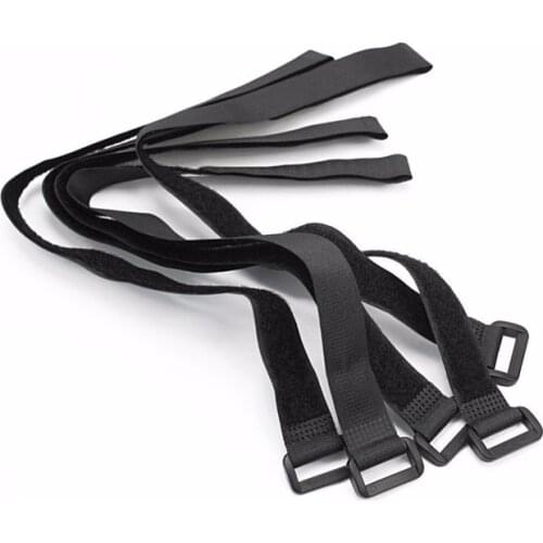10pcs Nylon Hook & Loop Strap Cable Ties Self-adhesive Reusable Cord Tidy PC TV Organizer 20/30/45/60cm Length 2cm Width