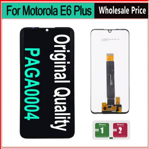 100% Test For Motorola Moto E6 Plus LCD Display Touch Screen Sensor Digiziter Assembly New For moto E6 Plus LCD