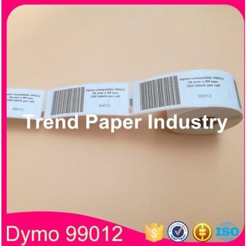 100 x rolls Dymo 99012 Labels Compatible Dymo 99012 Labels(dymo 99012)