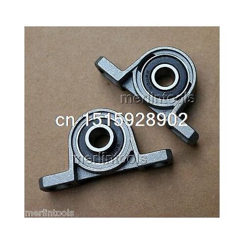 2Pcs 10mm Bore Diameter Ball Bearing Pillow Block