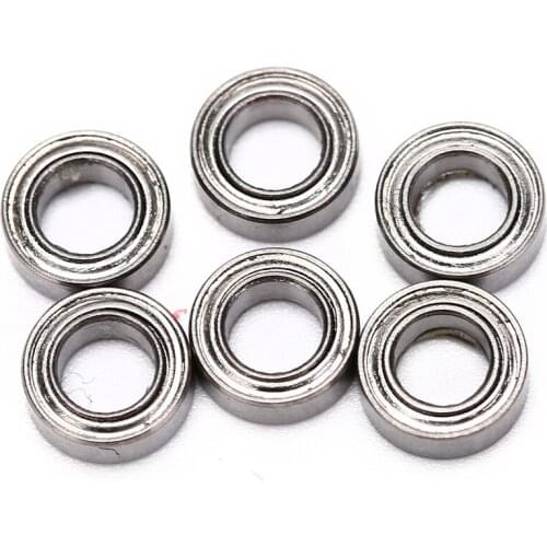 6Pcs Fishing Gear Fishing Reel Handle Knob Bearing Fishing Reel Accessory 7/4/2.5mm