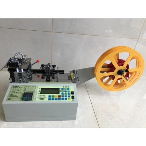 Automatic tape cutting machine Elastic tape webbing cold and hot cutting Velcro cutting tape breaker cutting machine