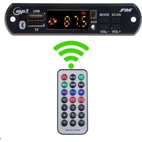 Handsfree 12v Bluetooth MP3 Decoding Board Module Wireless Car USB MP3 Player TF Card Slot / USB / FM