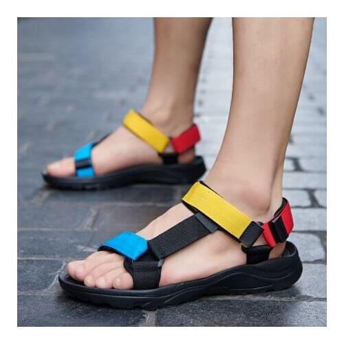 Cheap Sale Mens Sandals Summer Fashion Ribbon Sandal Shoes For Men 2020 New 39-45