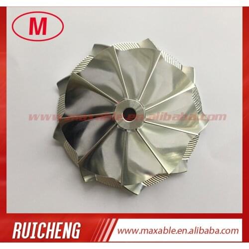 K04 51.03/61.98mm 9+0 blades high performance turbocharger billet/milling/aluminum2618 compressor wheel