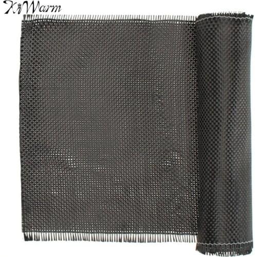 KiWarm Newest 3K 200gsm 1mx1m High Strength Carbon Fiber Cloth 0.25mm Thickness For Models Car Parts Sport Equipments 40'' Width