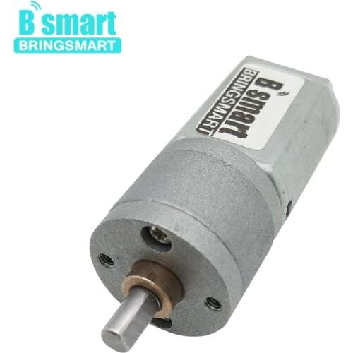 Bringsmart JGA20-130 Low Speed Reductor 12-288rpm 12v Mini Motor With Gearbox Motor DIY Model 6v Micro Electic Motor Wholesales