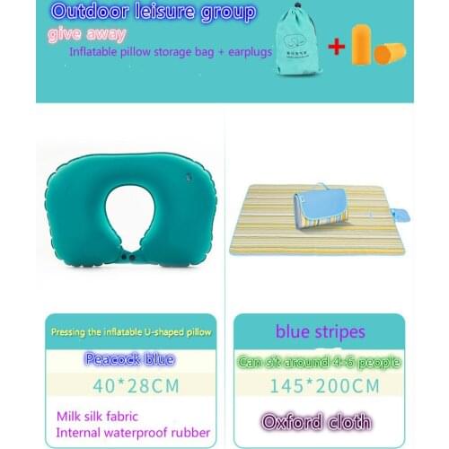 Picnic mat outdoor portable folding ins wind beach tent mats picnic cloth lawn mat garden furniture outdoor table