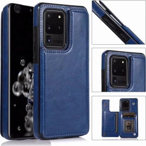Flip Leather Wallet Case For Samsung S20 Plus S20 Ultra A51 A71 A50 A70 A40 S8 S9 S10 Plus S10E Note 20 8 9 10 A20 M10 A10E A10S