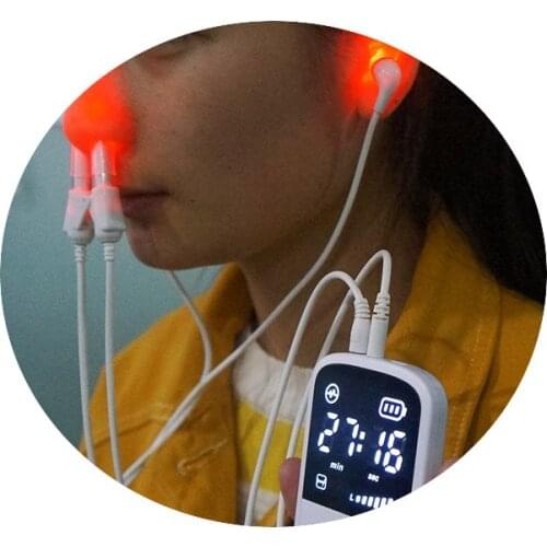 Nose Treatment Nose Cure Therapy Massage Low Frequency Pulse Laser Rhinitis Sinusitis Device Cure Hay Fever Health Care