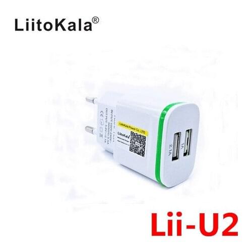 Liitokala lii-u2 5 V 2a universal Travel USB portable wall charger ee.uu. EU smartphone smartphone charger for iPhone 5 6 se tab