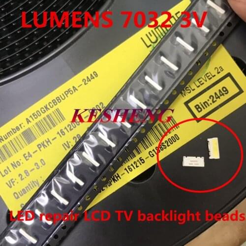 LUMENS LED Backlight Edge LED Series 0.7W 3V 7032 Cool white For SAMSUNG LED LCD Backlight TV Applicatio A150GKCBBUP5A/2000PCS