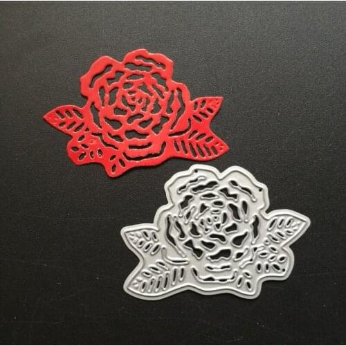 Metal rose cutting dies Stencils for DIY Scrapbooking photo album Decorative Embossing DIY Paper Cards flower