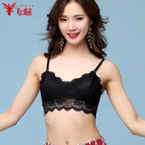 Sexy lace belly dance vest top Fashion Bra Dance costume bra underwear