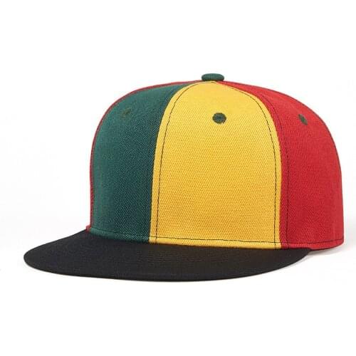 Men Cap Snapback Flat Bill Dad Hat Hip Hop Adjustable Sports Outdoor Accessory For Teenagers