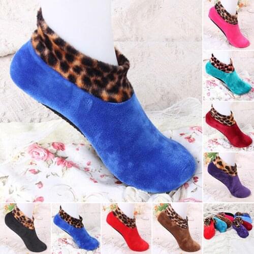 1 Pair Unisex Thicken Sock Winter Warm Men Women Non Slip Elastic Sock Home Indoor Bed Floor Socks Slipper 8 Colors