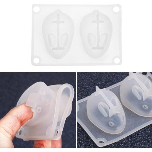 Easter Rabbit Epoxy Diy 3d Stitching Animal Model Three Dimensional Aromatherapy Plaster Cartoon Table Mirror Decoration Tool