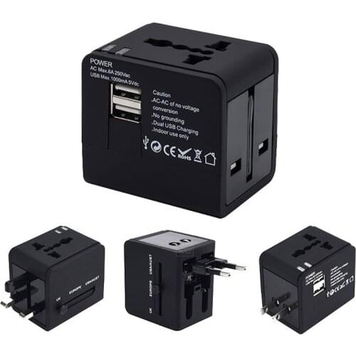 Conversion Plug Multinational Global Travel Plug Adapter Multi-Function Adapter Usb2.1A Multi-Country Universal Adapter Adapter