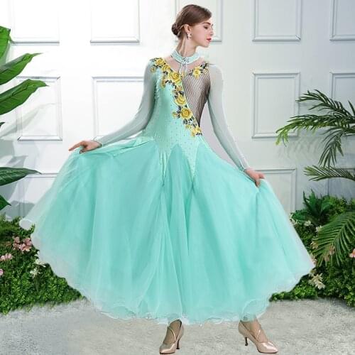 Modern Dance Competition Dress New Ballroom Dance Dress Dress Waltz stage party Performance Dance Dress High Grade