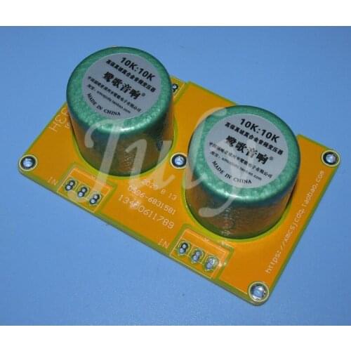 Wide frequency response 10K:10K EI28 PB permalloy material wound full balance audio transformer PT-56