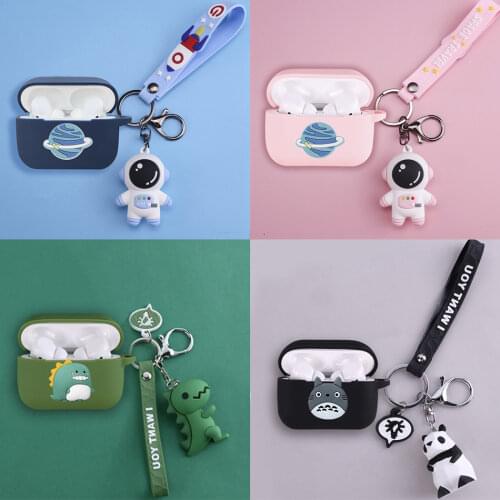 Cartoon Dinosaur Cases For Huawei Honor Choice Earbuds X1 Wireless Bluetooth Earphone Silicone Protective Cover Honor EarbudsX1