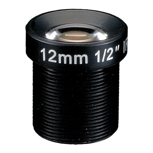 SMTSEC NEW 12mm 1/1.8" HD 5MP CCTV Lens M12 S Mount 33.6 Degrees F1.8 Megapixels Board Lens for Security IP Camera SL-HD1218BMP