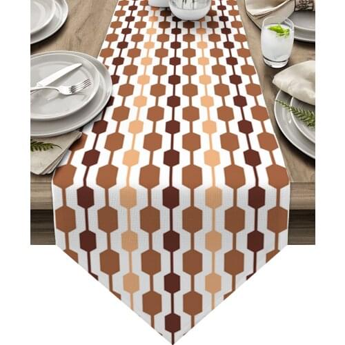 Middle Ages Modern Abstract Geometry Table Runners Home Dining Coffee Table Decor Table Cloth Wedding Decoration Table Cover
