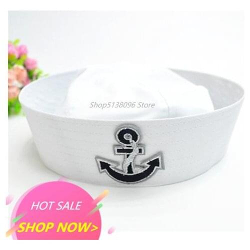 Military Hats Unisex Seaman Big Arrow Navy Cap Captain Performance Sailor Navy Hat Cap with Anchor