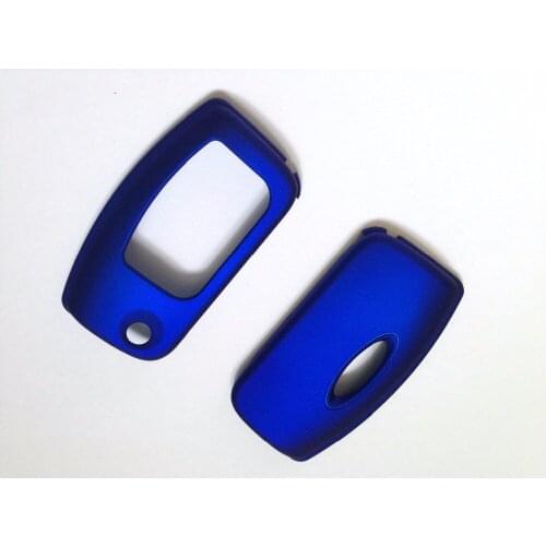 Hard Plastic Remote Key Protection Case Cover 3 Button For Ford Metallic Blue