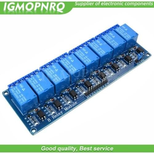 1pcs With optocoupler 8 channel 8-channel relay module relay control panel PLC relay 5V module